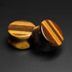 Tiger's Eye Double Flare Plug Bundle -Stretch It Body Jewellery yellow tigers eye double flare plug a4ca654b bbcf 49b3 ac5e 2c81a4f4b81e